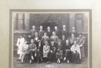 1923 BMS Dramatic Society incl Christopher Fry (2nd left, middle)-BMS-P1883