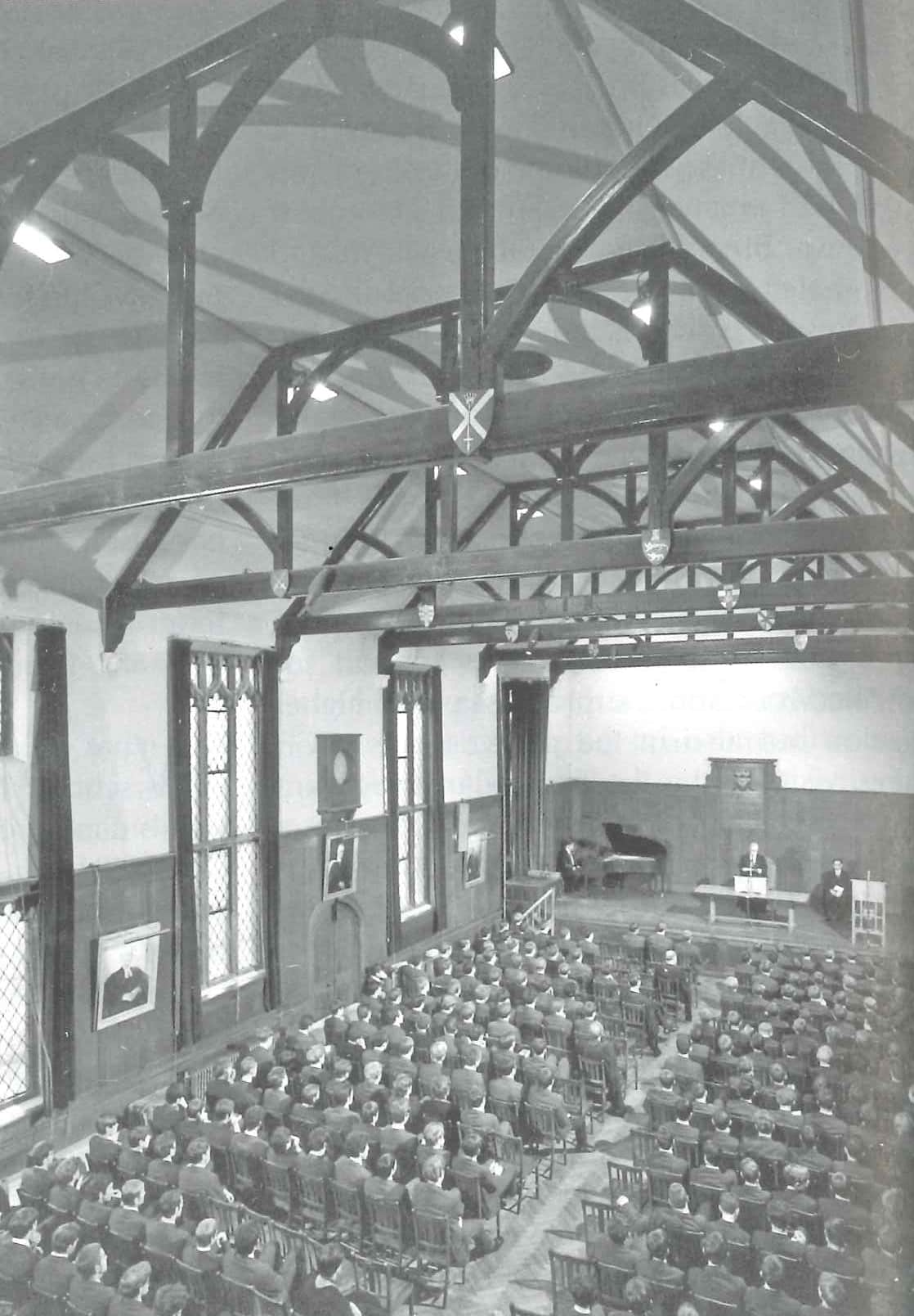 School assembly, 1969